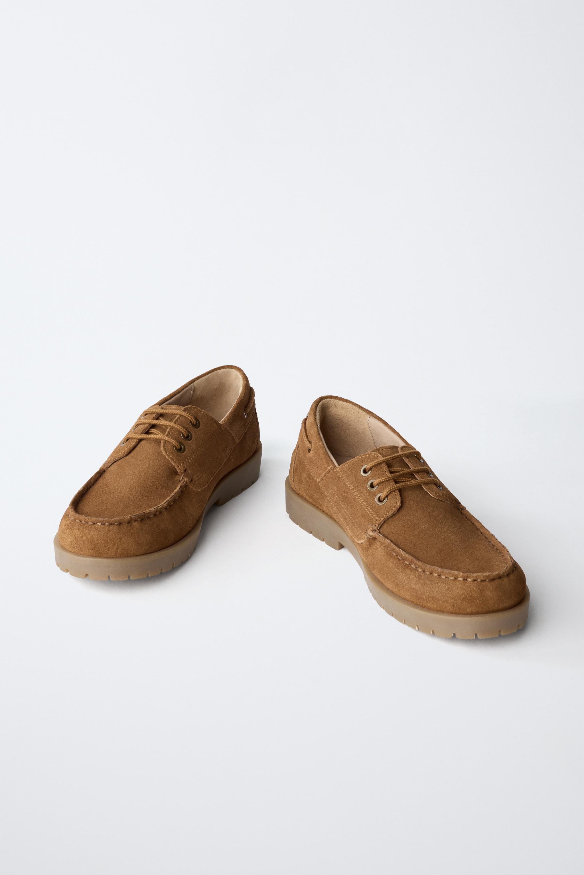 LEATHER DECK SHOES